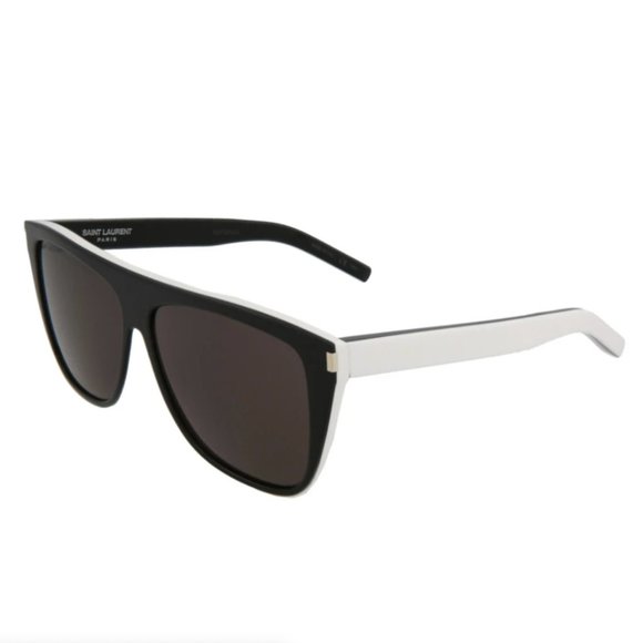 Saint Laurent Men's Black and Silver Sunglasses! - Picture 1 of 3